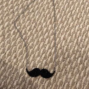 Mustache necklace